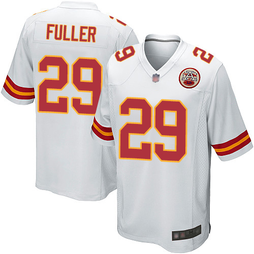 Men Kansas City Chiefs 29 Fuller Kendall Game White Football Nike NFL Jersey